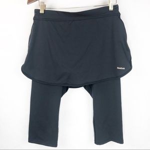 Black Reebok leggings with built in skirt CUTE!
